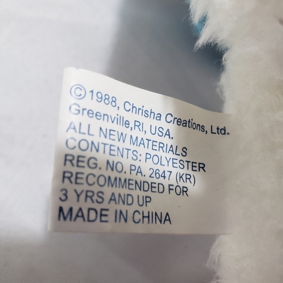 Chrisha Playful Plush Lamb In Knit Floral Sweater 8" Stuffed Animal Toy Posable - Picture 5 of 6